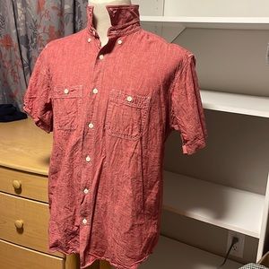 Old Navy, XL, Light Red, Slim fit, short sleeve